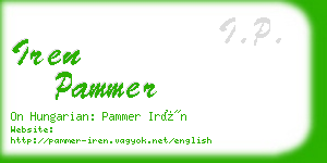 iren pammer business card